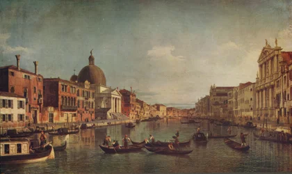 Pohled na Canal Grande v Benátkách, c1740, c1915