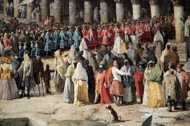 „Přijetí francouzského velvyslance v Benátkách“, 1726-1727