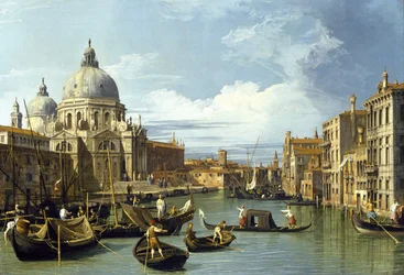 Vchod do Canal Grande, Benátky, cca 1730