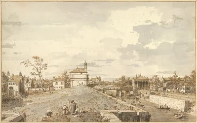Porta Portello s kanálem Brenta v Padově, 1740-1743