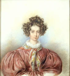 Portrét George Sand, 1830.