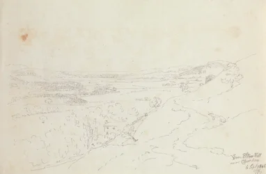 Z Elton Hill poblíž Clevedonu, 6. září 1845