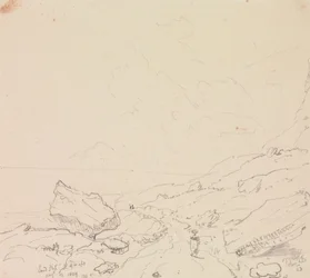 Landslip, Isle of Wight, 13. srpna 1829