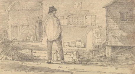 Na pláži Hastings, srpen 1821