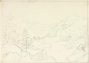 Skiddaw z Borrowdale, sobota 27 června 1835