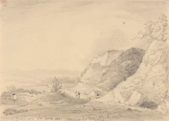 Jihovýchodní bašta hradu Carisbrooke, 14. června 1830