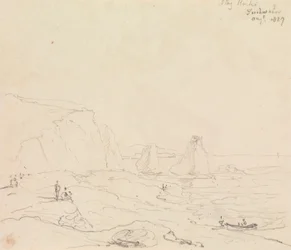 Stag Rocks, sladkovodní, srpen 1827