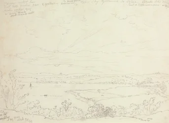 Západ slunce, Beachley, 29. května 1846