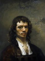 Autoportrét, asi 1645 (olej na dřevě)