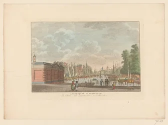 Pohled na Leuvehaven v Rotterdamu Leuvehaven v Rotterdamu / La canal dit Leuvehaven a Rotterdam (název na objektu)