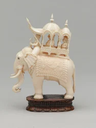 Černý král, šachová figurka, Indie, kolem roku 1820