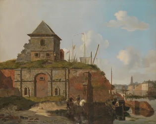 Městské hradby s časopisem Gunpowder