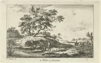 Nábřežní cestovatelé Te Rolde in Drenthe (název na objektu) Krajiny (a-f) (název série)