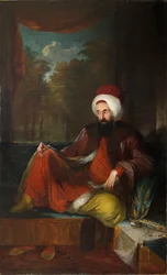Portrét Yusufa Agaha Efendiho 1744-1824, druhá polovina 18. stol.