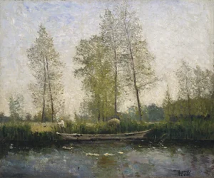 Seine. Motiv ze St Germain, 1877