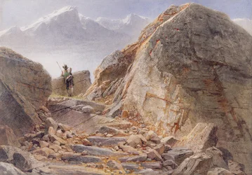 Na úpatí Watzmann, Bavorská vysočina, 1857