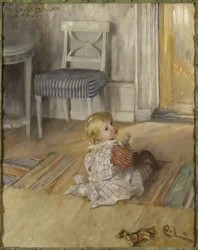 Pontus, Larsson, Carl (1853-1919). Olej na plátně