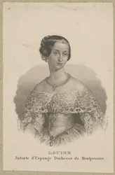 Marie Ludwika Ferdynanda Španělská (vlastním jménem María Luísa Fernanda de Borbón, 1832 Madrid - 1897 Sevilla) - španělská infantka a vévodkyně z Montpensier