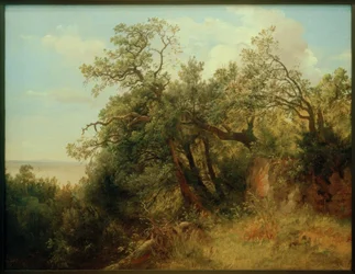 C. Morgenstern, V parku Ariccia
