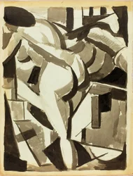 Ženský akt v ohybu