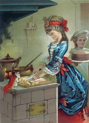 V kuchyni, ilustrace z 