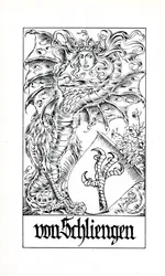 Erb rodu von Schliengern (litografie)