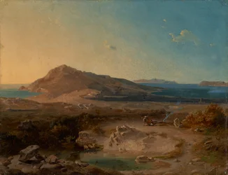 Ostrov Delos při východu slunce