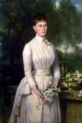 Portrét velkovévodkyně Elizavety Fjodorovny, 1864-1918, 1885.
