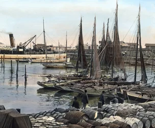 Přístav, Charente-Maritime, Francie (foto)