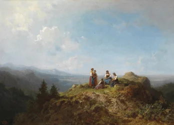 Dirndls on the Alm