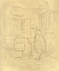Zollvisitation I, polovina konce 19. století, c1924.