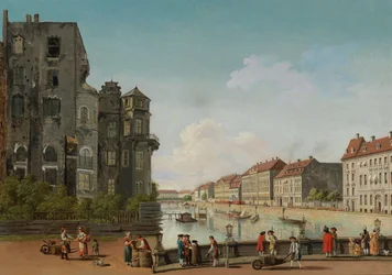 Berlínský městský palác na řece Sprévě, 1768.