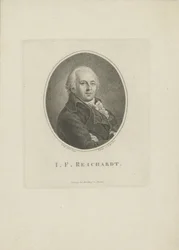 Portrét skladatele Johanna Friedricha Reichardta 1752-1814, 1814.