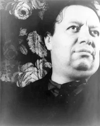Diego Rivera během návštěvy New Yorku