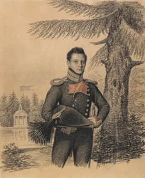 Portrét Fjodora Ivanoviče Dolgopolova 1792-1856, 20. léta 19. století.