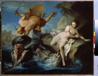Perseus a Andromeda (olej na plátně)