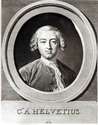 Portrét Clauda Adriena Helvetia (1715-1771), francouzský filozof