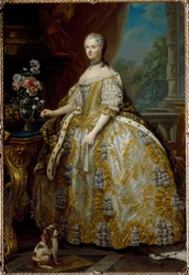 Portrét Marie Leczinské, královny Francie (Leczinska, Lesiczka nebo Leszinka