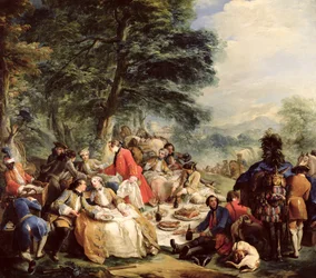 Lovecký oběd, 1737