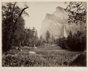 Svatební závoj, Yosemite, c. 1865-1866.