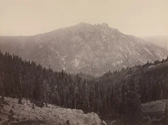 Davoncastle Butte, Sierra Nevada, c. 1866-1870.