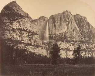 2637 Ft Yosemitský podzim, čelní pohled, 1861.