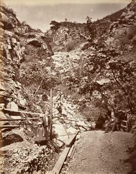 Hot Sulphur Springs, Santa Barbara, 1876, vytištěno ca. 1876.
