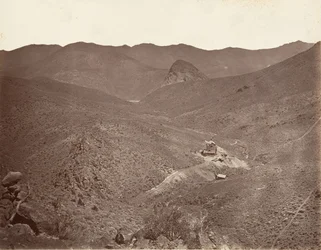 Sutro Tunnel Shaft č. 2, 1875, vytištěno ca. 1876.