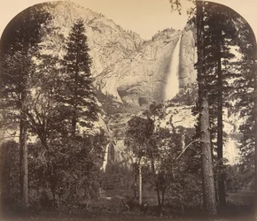 Yosemitský podzim. Dolů údolím. 2637 Ft., 1861.