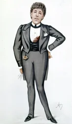 Kreslený film od Oscara Wildea (1854 - 1900) od Carla Pellegriniho (1839 - 1889) - v „“ Vanity Fair”” 24. května