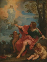 Svatý Jan Evangelista na Patmosu