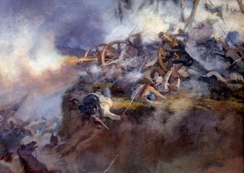 Bitva u san Martina dne 24. června 1859 (Detail Painting