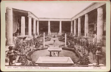 Dům Vettiů v Pompejích, asi 1880 (fotografie)