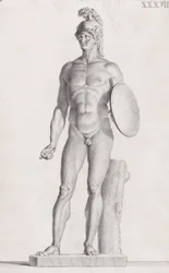 Socha Marsu, 1734